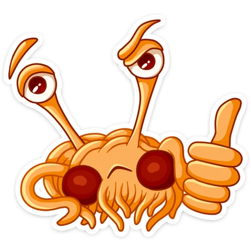 Стикер 23 Spaghetti Monster