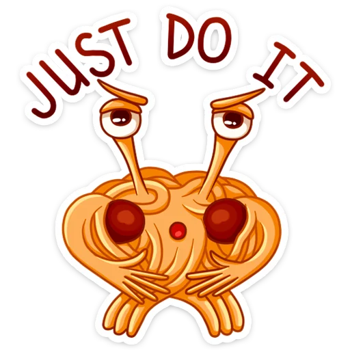 Стикер 25 Spaghetti Monster