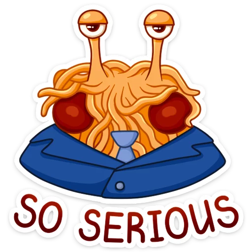Стикер 31 Spaghetti Monster