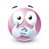 Стикер 61 Pastel Pink Face