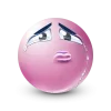 Стикер 30 Pastel Pink Face