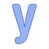 😗 Эмодзи «Буквы в пастельных цветах» для Telegram