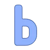 🤓 Эмодзи «Буквы в пастельных цветах» для Telegram