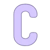 🥰 Эмодзи «Буквы в пастельных цветах» для Telegram