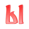 Стикер 39 Славянский Алый
