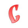 Стикер 29 Славянский Алый