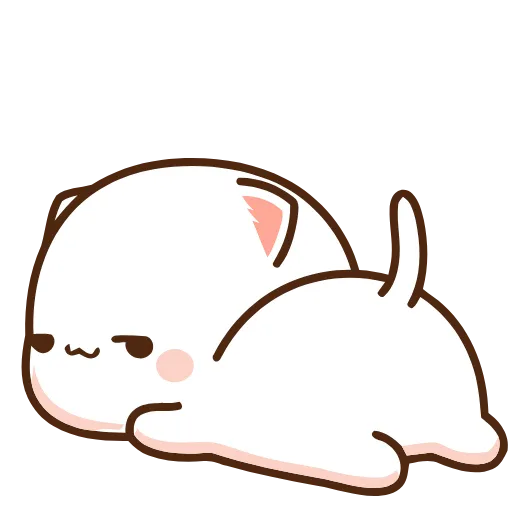 Стикер 49 Peach Cat