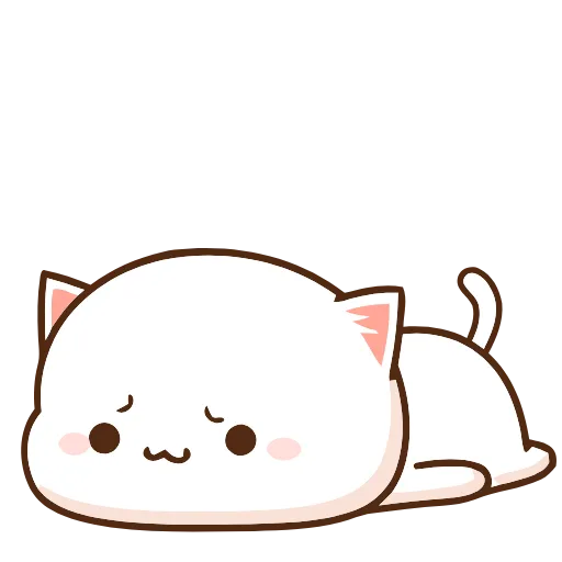 Стикер 19 Peach Cat