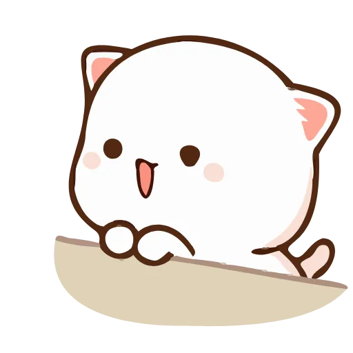 Стикер 35 Peach Cat