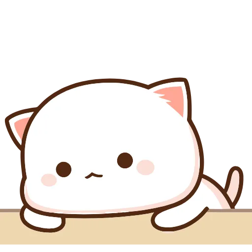 Стикер 20 Peach Cat