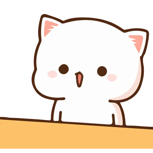 Стикер 22 Peach Cat