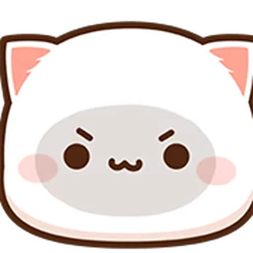 🤨 Стикер «Peach Cat Mini Emojis» для Telegram