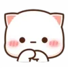 Стикер 29 Peach Cat Emoji