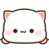 Стикер 24 Peach Cat Emoji
