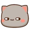 Стикер 21 Peach Cat Emoji