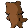 Стикер 16 Pedobearstaticemoji