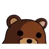 Стикер 29 Pedobearstaticemoji