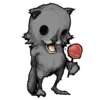 Стикер 24 Pedobearstaticemoji