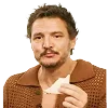 Стикер 2 🖍 Набор эмоджи с актёром Педро Паскалем