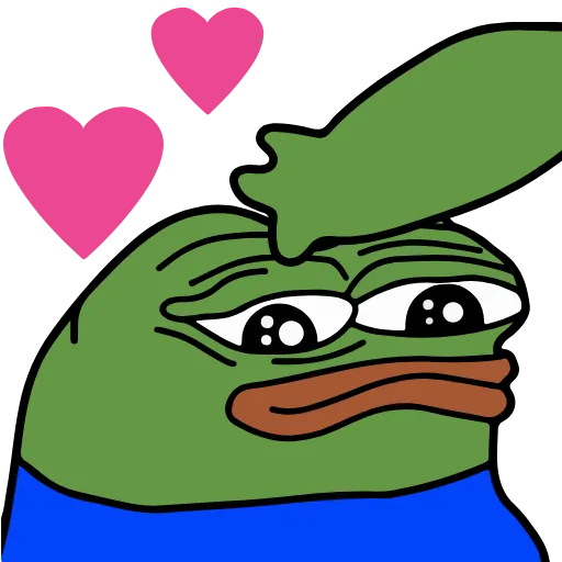 Стикер 14 🚶‍♀ Peepo Pepe - лягушонок Пепе