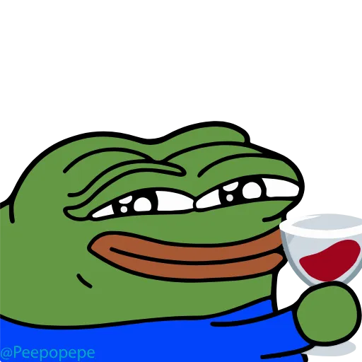 Стикер 15 🚶‍♀ Peepo Pepe - лягушонок Пепе