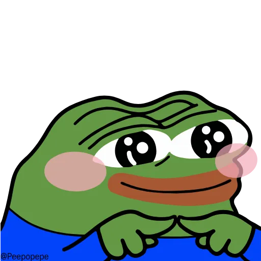 Стикер 16 🚶‍♀ Peepo Pepe - лягушонок Пепе