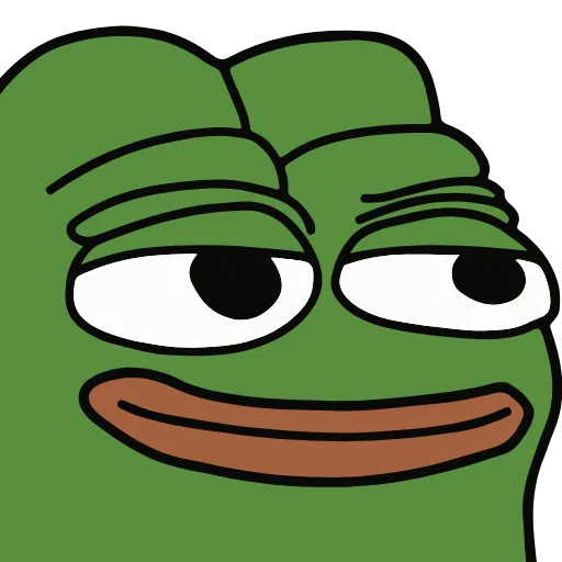 Стикер 42 🚶‍♀ Peepo Pepe - лягушонок Пепе