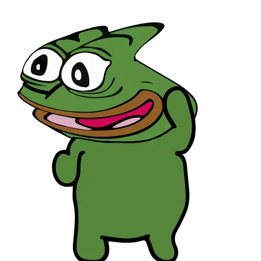 Стикер 39 🚶‍♀ Peepo Pepe - лягушонок Пепе