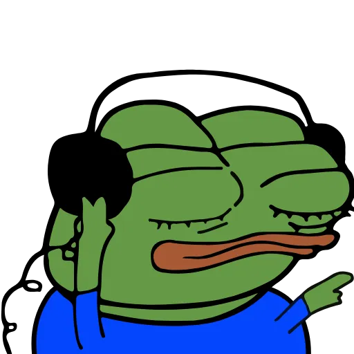 Стикер 22 🚶‍♀ Peepo Pepe - лягушонок Пепе