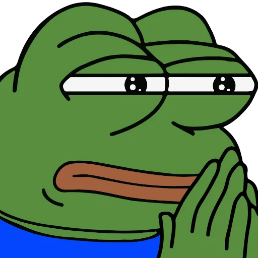 Стикер 25 🚶‍♀ Peepo Pepe - лягушонок Пепе