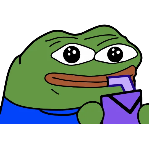Стикер 20 🚶‍♀ Peepo Pepe - лягушонок Пепе