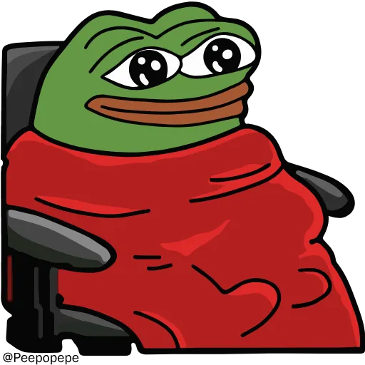 Стикер 12 🚶‍♀ Peepo Pepe - лягушонок Пепе