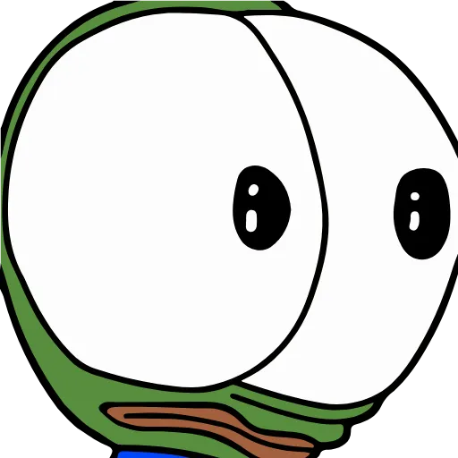 Стикер 31 🚶‍♀ Peepo Pepe - лягушонок Пепе