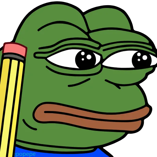 Стикер 26 🚶‍♀ Peepo Pepe - лягушонок Пепе