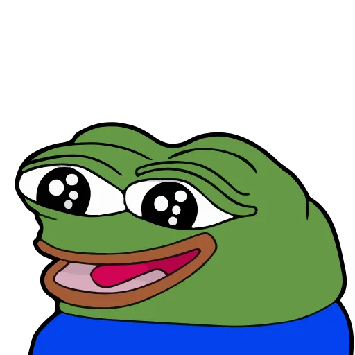 Стикер 3 🚶‍♀ Peepo Pepe - лягушонок Пепе
