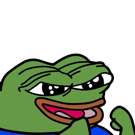 Стикер 13 🚶‍♀ Peepo Pepe - лягушонок Пепе