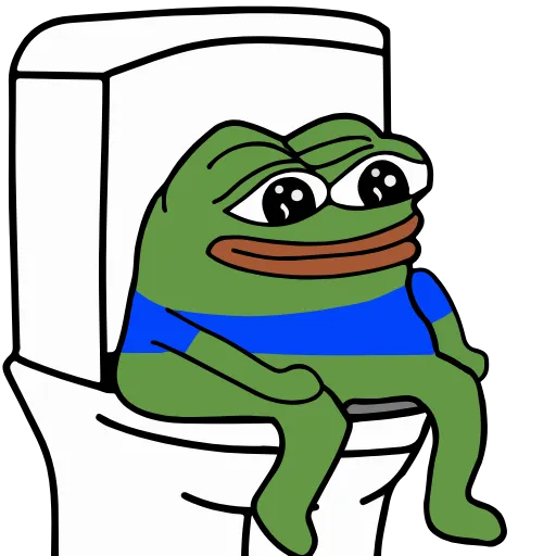Стикер 11 🚶‍♀ Peepo Pepe - лягушонок Пепе