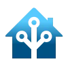 🏠 Эмодзи «Аква градиент - голубые буквы, русские и английские, иконки» для Telegram