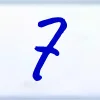 7⃣ Эмодзи «Шрифт ручкой» для Telegram