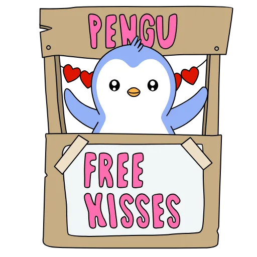 Стикер 40 Pengu Collection
