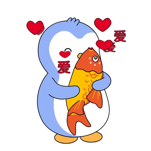 Стикер 28 Pengu Collection