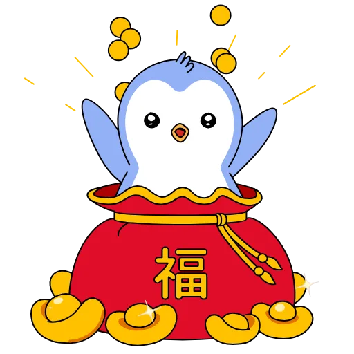 Стикер 30 Pengu Collection