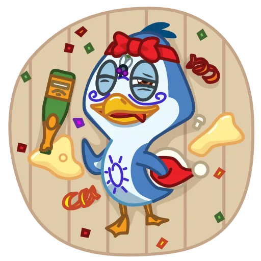 Стикер 12 Penguinissimo