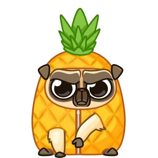 Стикер 16 Penny Pug