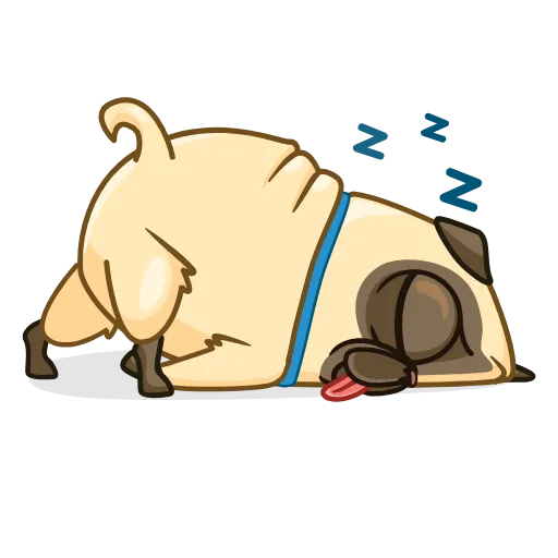 Стикер 19 Penny Pug