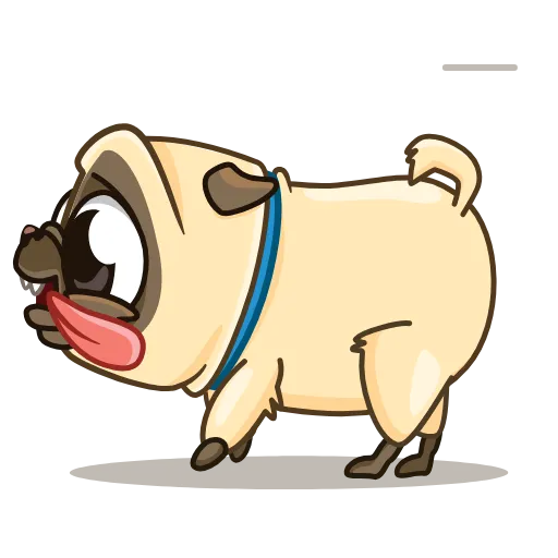 Стикер 8 Penny Pug