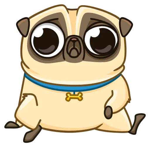 Стикер 6 Penny Pug