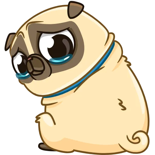 Стикер 15 Penny Pug