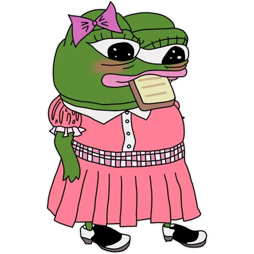😀 Стикер «Pepe Love» для Telegram