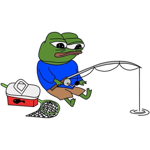 🎣 Стикер «Pepe Love» для Telegram